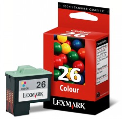 Lexmark Tintenpatrone farbig Nr.26 <span class="itemid">010N0026E</span>
