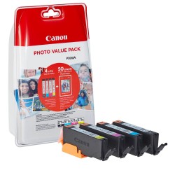 Canon Canon CLI-571 XL C/M/Y/BK schwarz, cyan, magenta, gelb Tintenpatronen <span class="itemid">0332C005</span>