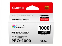 Canon PFI-1000mbk Tinte Schwarz (matt) <span class="itemid">0545C001</span>