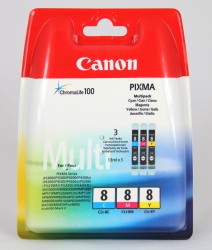 Canon CLI-8C/M/Y Tinten Kombipack <span class="itemid">0621B029</span>