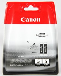 Canon PGI-5BK Doppelpack Tinte schwarz <span class="itemid">0628B030</span>