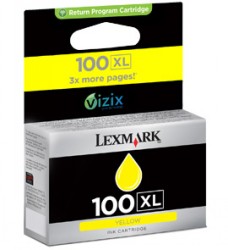 Lexmark 100XL Tintenpatrone Gelb <span class="itemid">14N1071E</span>