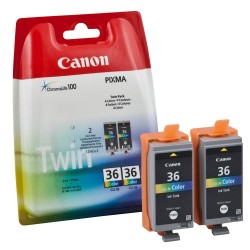 Canon 2 Canon CLI-36 Twin-Pack color Tintenpatronen <span class="itemid">1511B018</span>