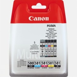 Canon PGI-580/CLI-581 Multipack PGBK/BK/C/M/Y 5 Farben <span class="itemid">2078C005</span>