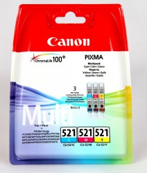 Canon CLI-521z Tinten Multipack 3 Farben <span class="itemid">2934B010</span>