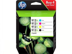 HP HP 912XL Tinten Value Pack (bk,c,m,y) <span class="itemid">3YP34AE</span>