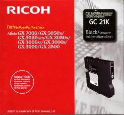 Ricoh 405532 RICOH AFC GEL TINTE BLACK ST <span class="itemid">405532</span>