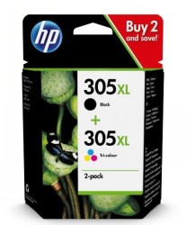 HP Kombipack HP 305 XL (1x schwarz+1x farbig) <span class="itemid">6ZA94AE</span>