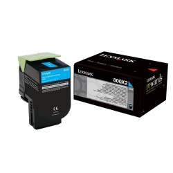 Lexmark Lexmark 80C0X20 cyan Toner <span class="itemid">80C0X20</span>