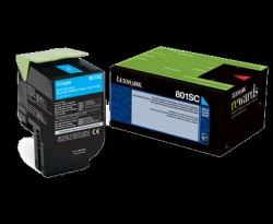 Lexmark Lexmark 80C2SC0 cyan Toner <span class="itemid">80C2SC0</span>