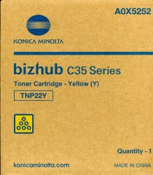 Konica Minolta TNP-22Y Toner Gelb <span class="itemid">A0X5252</span>