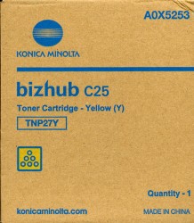 Konica Minolta TNP-27Y Toner Gelb <span class="itemid">A0X5253</span>