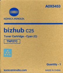 Konica Minolta TNP-27C Toner Cyan <span class="itemid">A0X5453</span>