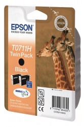 Epson Doppelpack schwarz gro&#223;e F&#252;llmenge <span class="itemid">C13T07114H10</span>