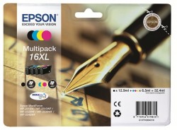 Epson Tintenpatronen Multipack (4 Farben) Typ 16 XL <span class="itemid">C13T16364012</span>