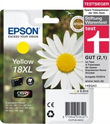 Epson Tintenpatrone Gelb 18 XL <span class="itemid">C13T18144012</span>