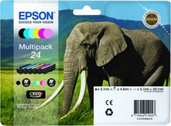 Epson Tintenpatronen Multipack (6 Farben) 24 <span class="itemid">C13T24284010</span>