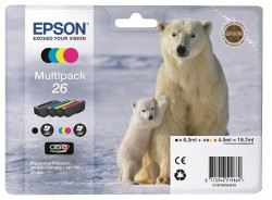 Epson Tintenpatronen Multipack (4 Farben) Typ 26 <span class="itemid">C13T26164010</span>