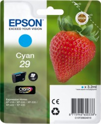 Epson Druckerpatrone Cyan 29 <span class="itemid">C13T29824012</span>