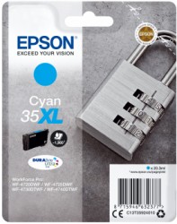 Epson Tintenpatrone cyan 35 XL <span class="itemid">C13T35924010</span>