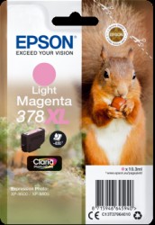 Epson Tintenpatrone light magenta 378 XL <span class="itemid">C13T37964010</span>