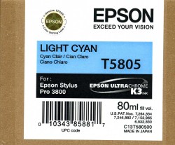 Epson Tintenpatrone Light Cyan <span class="itemid">C13T580500</span>