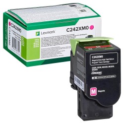 Lexmark Lexmark C242XM0 magenta Toner <span class="itemid">C242XM0</span>