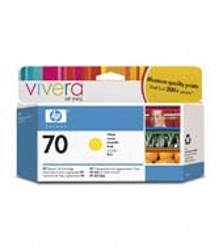 HP Vivera Pigmenttinte Nr.70 gelb <span class="itemid">C9454A</span>