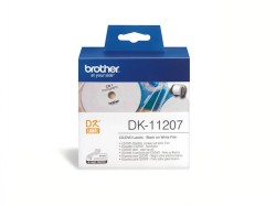 Brother DK-111207 Brother Etiketten CD/DVD 100Stk/Rolle 58mm Film / WEISS <span class="itemid">DK-11207</span>