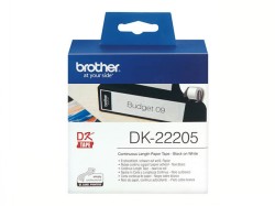 Brother DK-22205 Brother Etiketten 30,48mx62mm  / WEISS <span class="itemid">DK-22205</span>