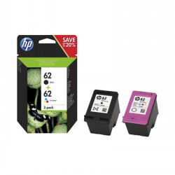 HP Kombipack HP 62 (1x schwarz+1x farbig) <span class="itemid">N9J71AE</span>