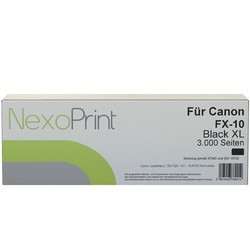 NexoPrint XL Tonerkartusche schwarz f&#252;r Canon FX10 / 0263B002 