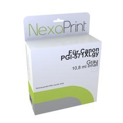 NexoPrint Tinte Grau XL f&#252;r Canon CLI-571XLgy 