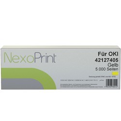 NexoPrint Tonerkartusche gelb f&#252;r OKI 42127405 