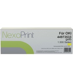 NexoPrint Tonerkartusche gelb f&#252;r OKI 44973533 