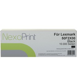 NexoPrint Toner Schwarz f&#252;r Lexmark 50F2X00 