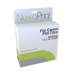 NexoPrint Tinte farblos f&#252;r Canon PGI-72co 