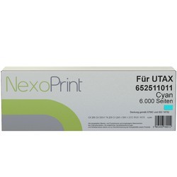 NexoPrint Tonerpatrone cyan f&#252;r UTAX 652511011 