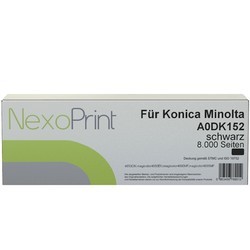 NexoPrint Toner Schwarz Gro&#223; f&#252;r Konica Minolta A0DK152 