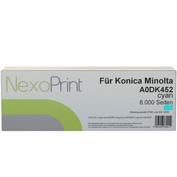 NexoPrint Toner Cyan Gro&#223; f&#252;r Konica Minolta A0DK452 