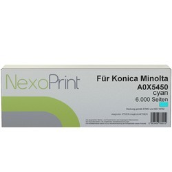 NexoPrint Toner Cyan f&#252;r Konica Minolta A0X5450 