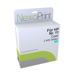 NexoPrint Tintenpatrone f&#252;r HP Nr.11 cyan / C4836AE 