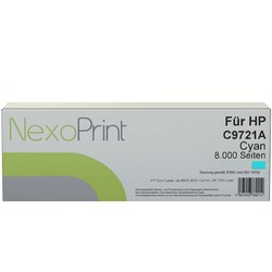 NexoPrint Tonerkartusche cyan f&#252;r HP C9721A (614A) 