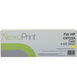 NexoPrint Tonerkartusche yellow  f&#252;r HP C9722A (614A) 