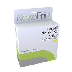 NexoPrint Tinte gelb f&#252;r HP 920XL / CD974AE 