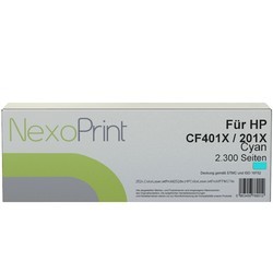 NexoPrint Tonerkartusche cyan f&#252;r HP CF401X / 201X 