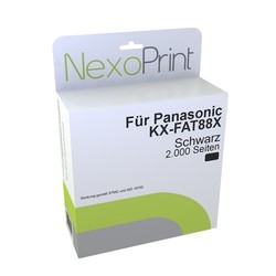 NexoPrint NexoPrint Tonerpatrone schwarz f&#252;r Panasonic KX-FAT88X 