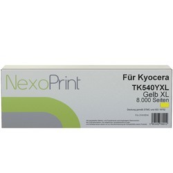 NexoPrint XXL Toner gelb f&#252;r Kyocera TK-540Y 