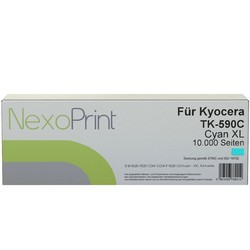 NexoPrint XXL Toner cyan f&#252;r Kyocera TK-590C 