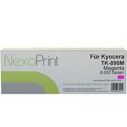 NexoPrint Toner magenta f&#252;r Kyocera TK-895M  / 1T02K0BNL0 